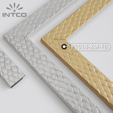 P1014-XM-F8 — 4.06cm Gold PS Bilderrahmenleiste