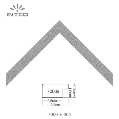 7000-E-004 — 3.18cm Silver PS Picture Frame Moulding