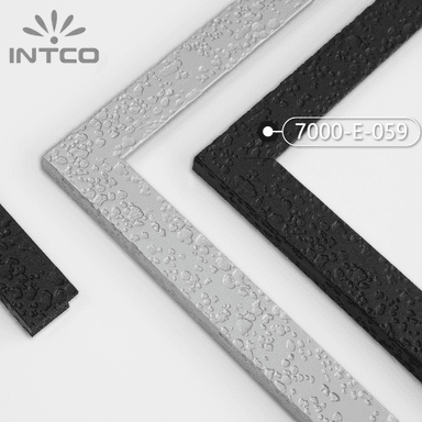 7000-E-059 — 3.18cm Preto PS Moldura para Quadro