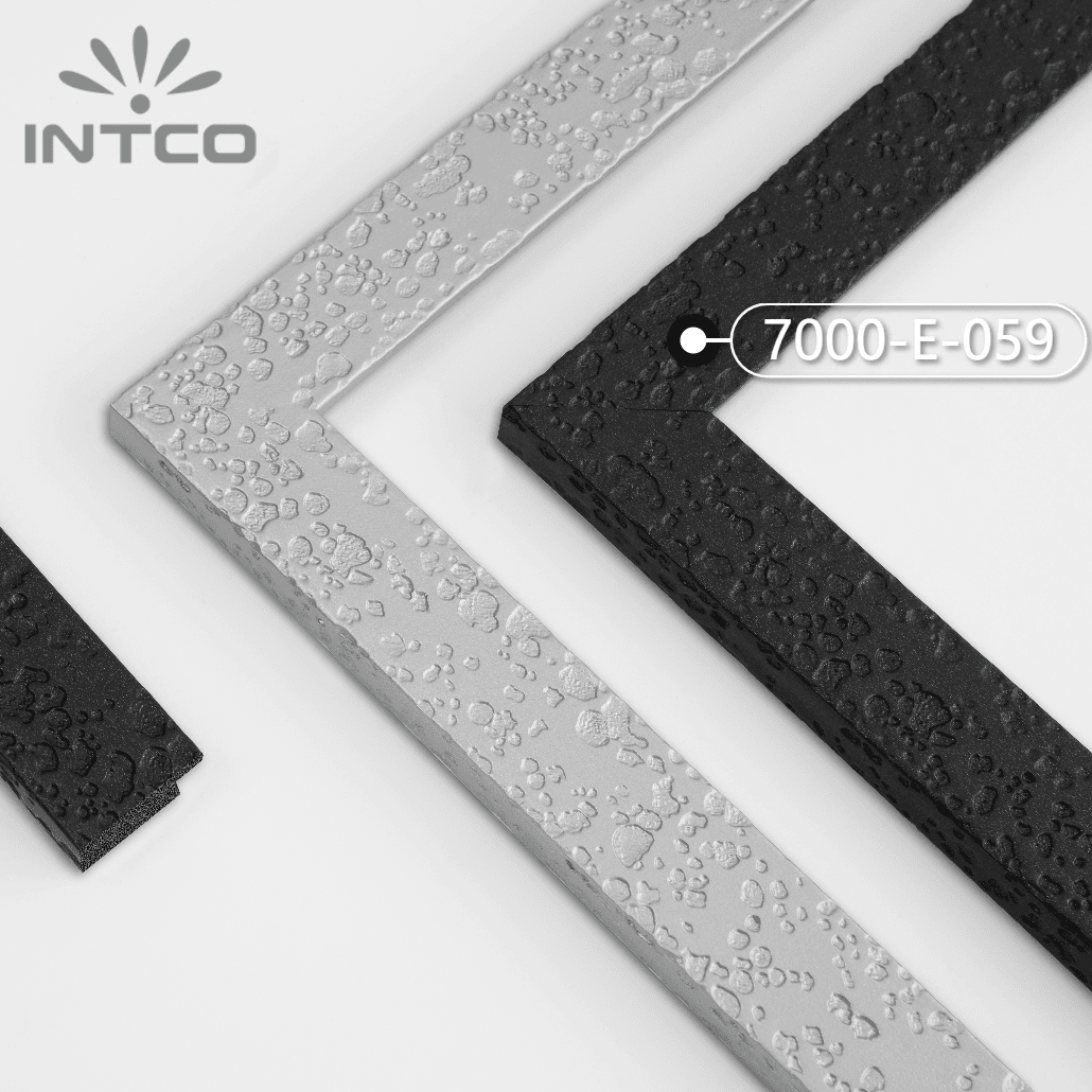 7000-E-059 — 3.18cm Preto PS Moldura para Quadro