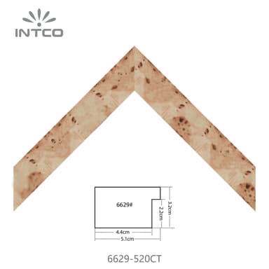 6629-520CT — 5.1cm PS Moldura para Marco de Fotos