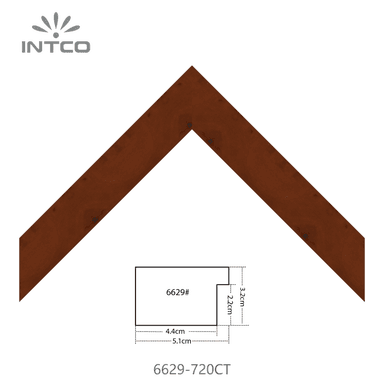 6629-720CT — 5.1cm PS Moldura para Quadro