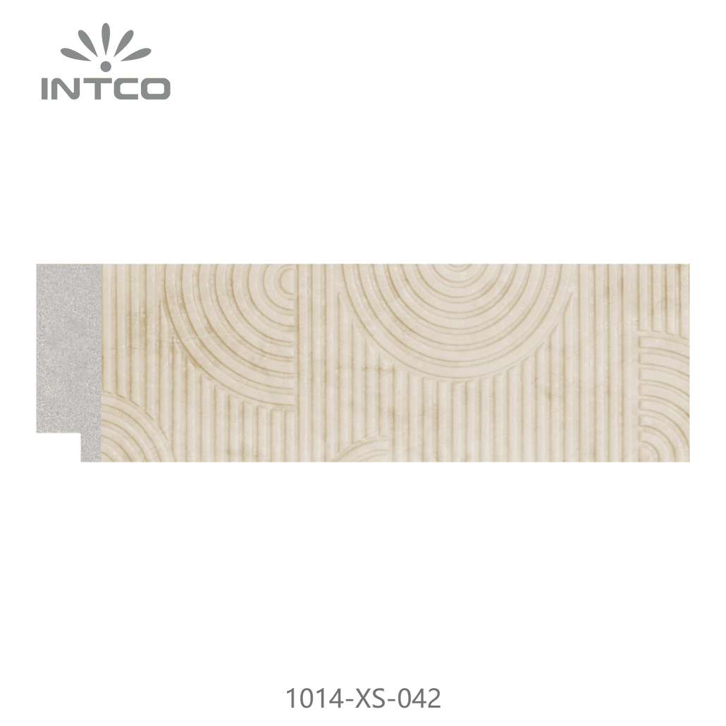 1014-XS-042 — 4.06cm Natur PS Bilderrahmenleiste