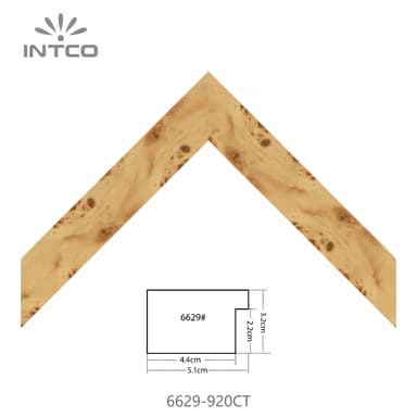 6629-920CT — 5.1cm Natur PS Bilderrahmenleiste