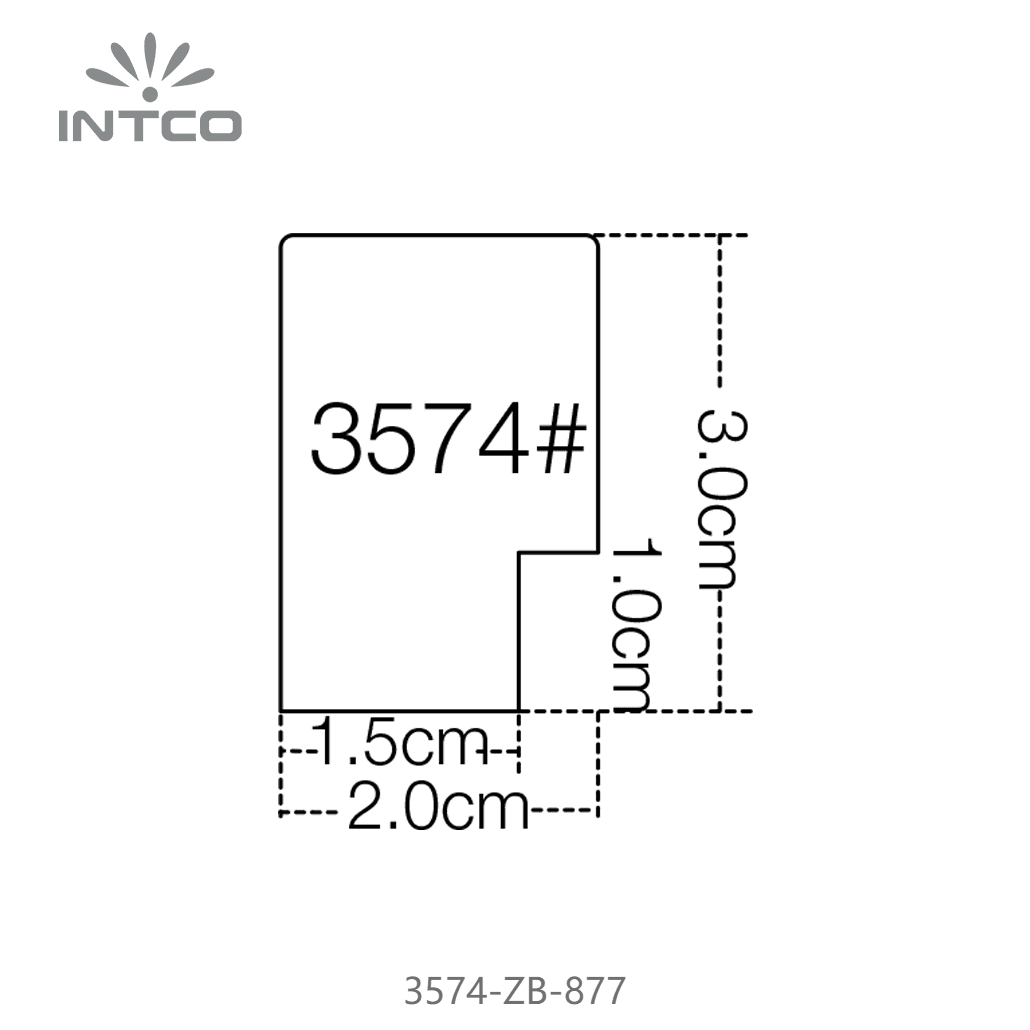 3574-ZB-877 — 2cm Black PS Picture Frame Moulding
