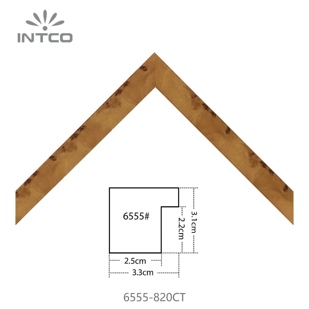 6555-820CT — 3.3cm Natural PS Moldura para Quadro