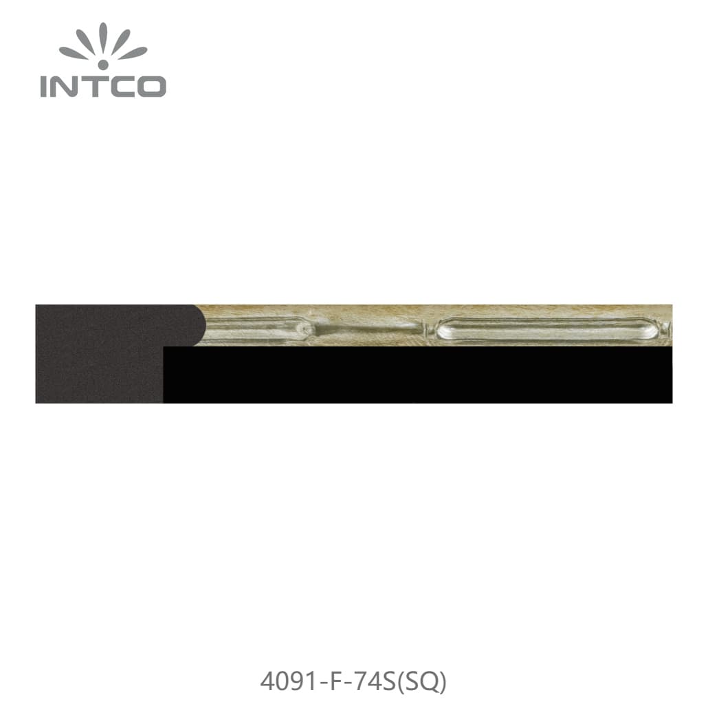 4091-F-74S(SQ) — 2.1cm PS Picture Frame Moulding