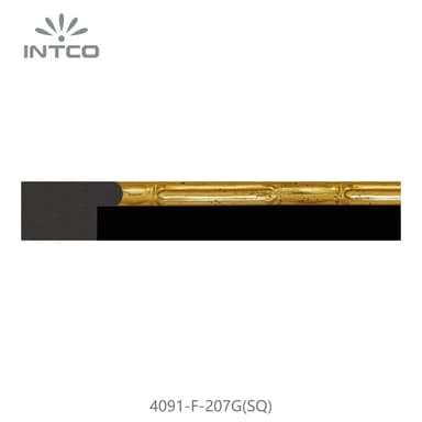 4091-F-207G(SQ) — 2.1cm Gold PS Picture Frame Moulding