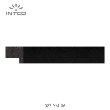 023-YM-06 — 1.95cm Negro PS Moldura para Marco de Fotos