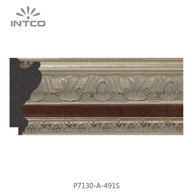 P7130-A-491S — 8cm Prateado PS Moldura para Quadro