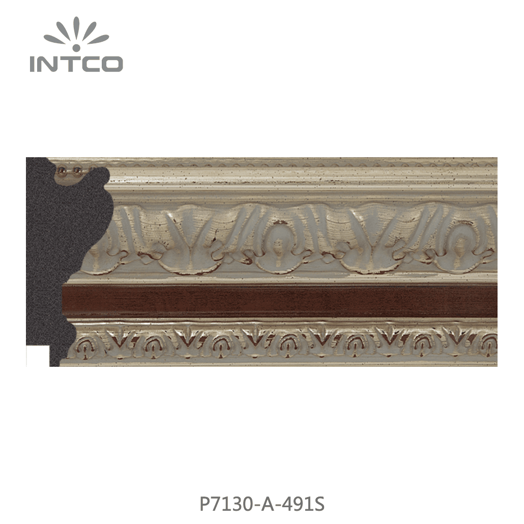 P7130-A-491S — 8cm Prateado PS Moldura para Quadro