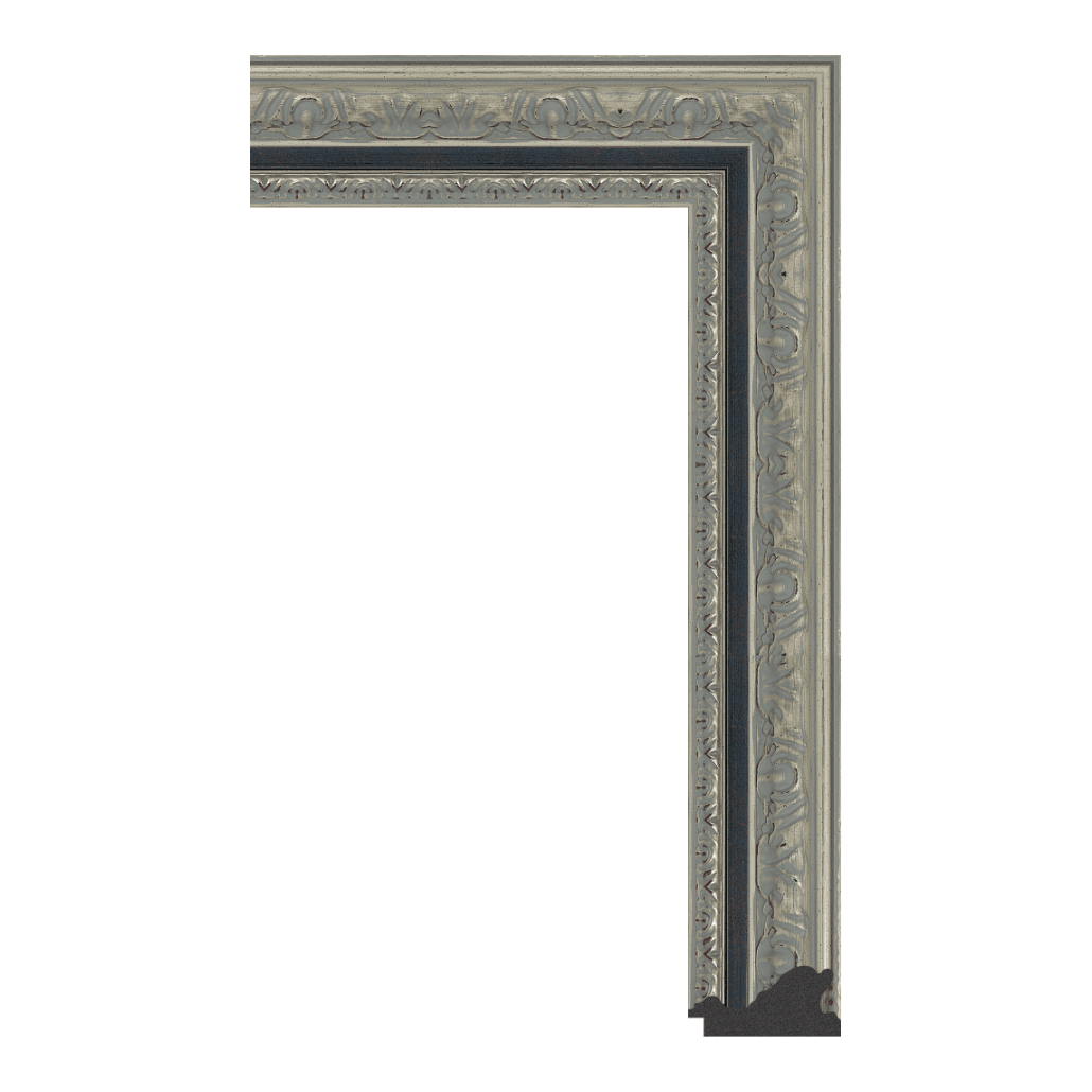 P7130-A-547S — 8cm Argenté PS Baguette d'Encadrement