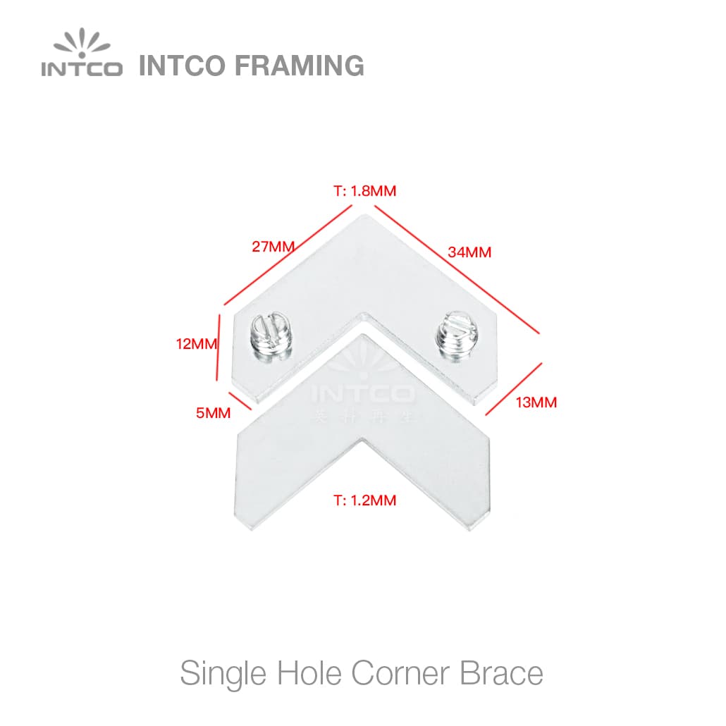 Single Hole Corner Brace