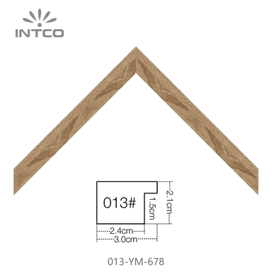 013-YM-678 — 3.07cm Natural PS Picture Frame Moulding
