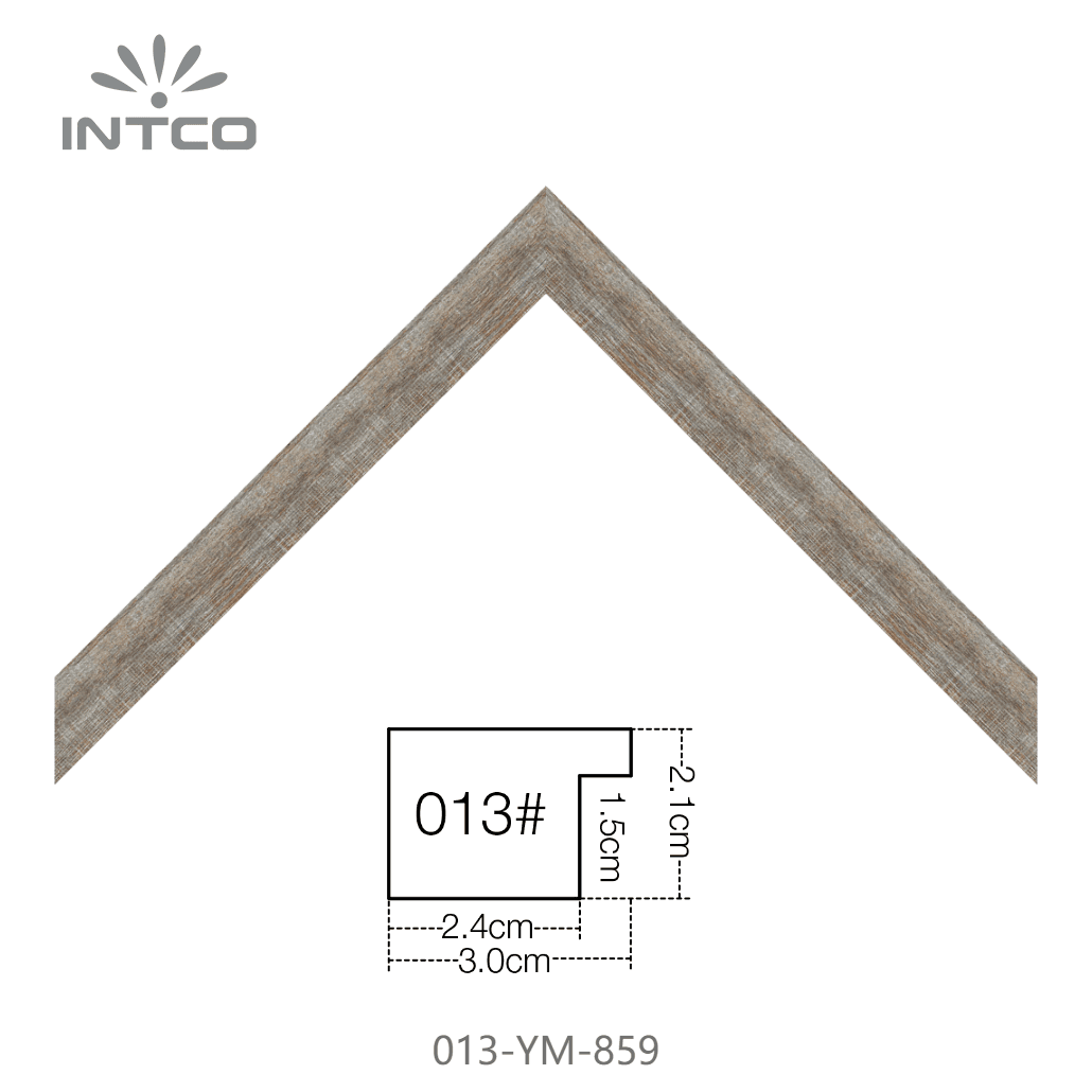 013-YM-859 — 3.07cm Natural PS Picture Frame Moulding