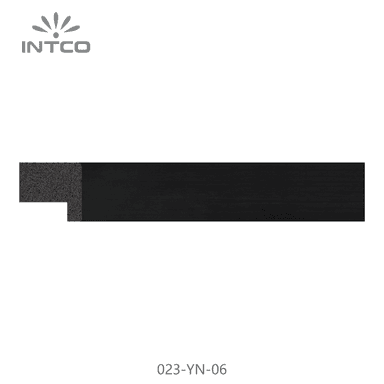023-YN-06 — 1.95cm Negro PS Moldura para Marco de Fotos