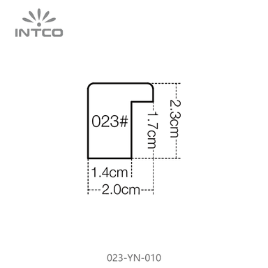 023-YN-010 — 1.95cm Doré PS Baguette d'Encadrement