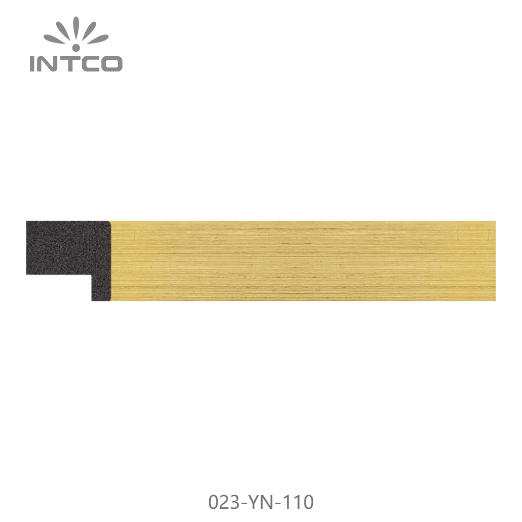 023-YN-110 — 1.95cm Gold PS Bilderrahmenleiste