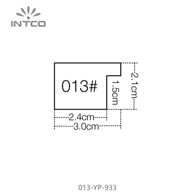 013-YP-933 — 3.07cm PS ピクチャーフレーム・モールディング