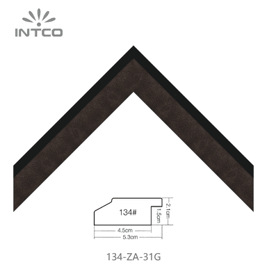 134-ZA-31G — 5.3cm PS Picture Frame Moulding