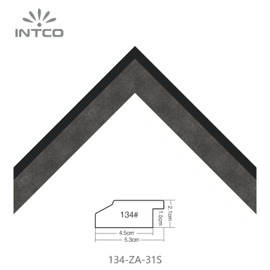134-ZA-31S — 5.3cm PS Picture Frame Moulding