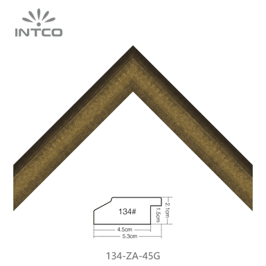 134-ZA-45G — 5.3cm PS Picture Frame Moulding