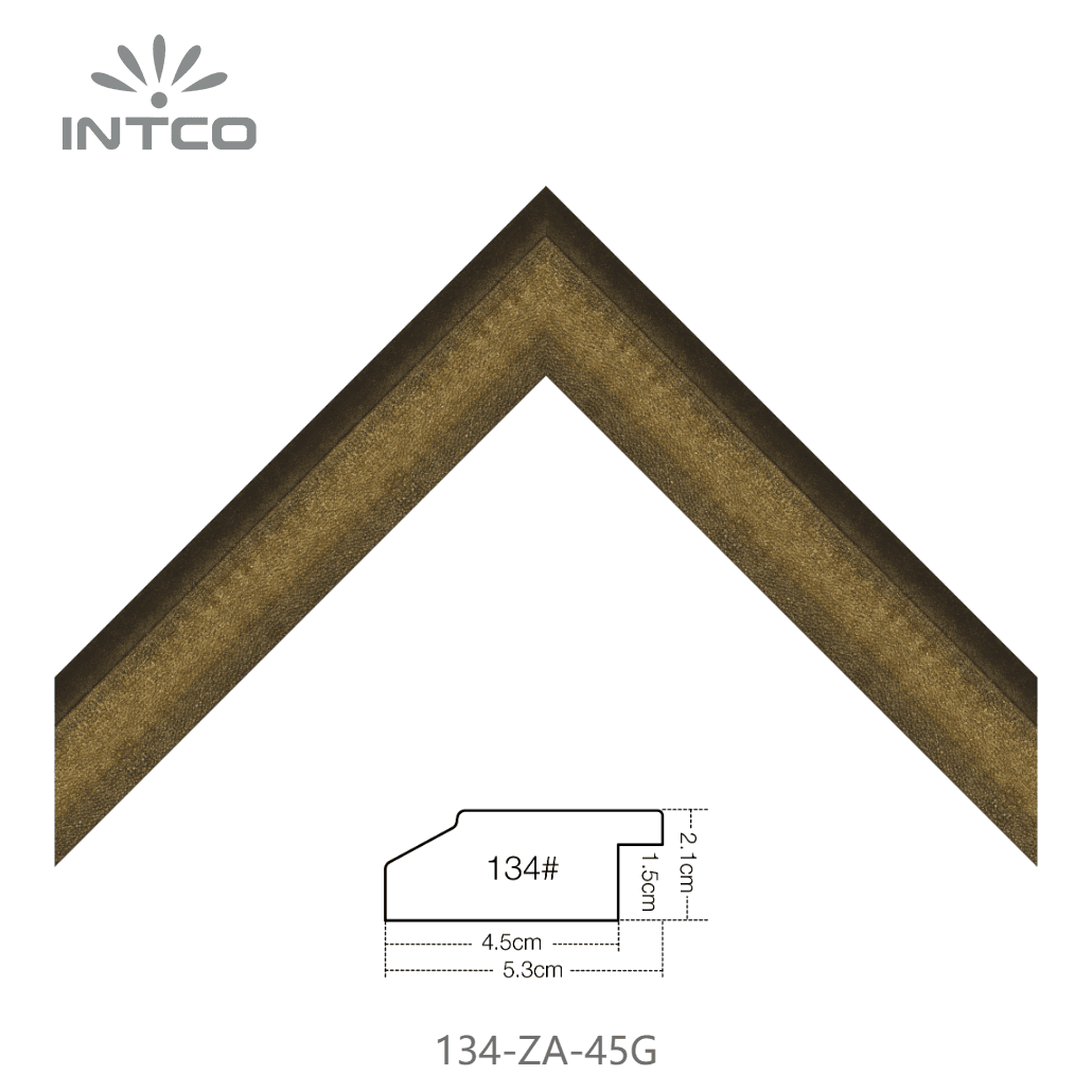 134-ZA-45G — 5.3cm PS Picture Frame Moulding