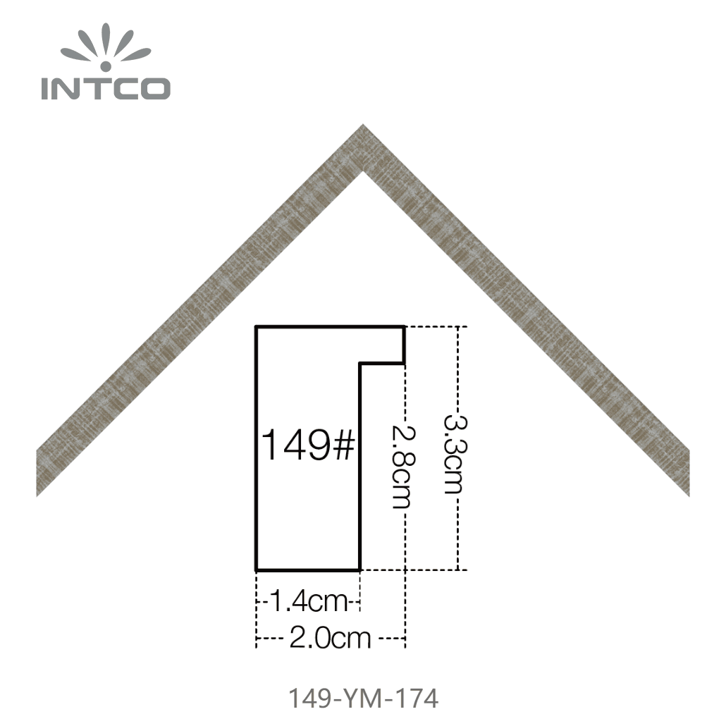 149-YM-174 — 2cm PS Baguette d'Encadrement