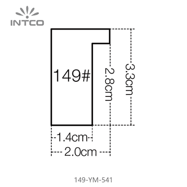 149-YM-541 — 2cm PS Bilderrahmenleiste