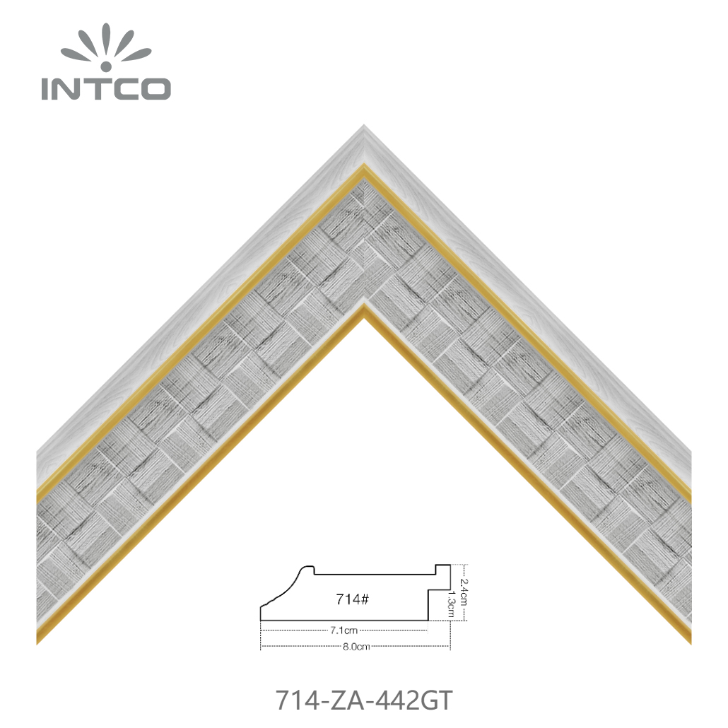 714-ZA-442GT — 8cm PS Picture Frame Moulding