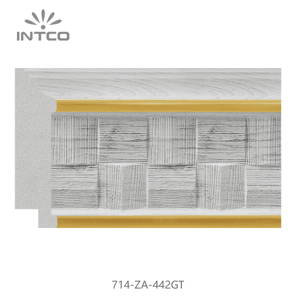 714-ZA-442GT — 8cm PS Picture Frame Moulding
