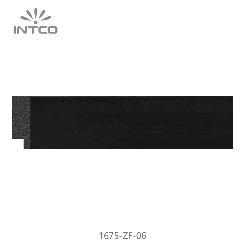 1675-ZF-06 — 3.2cm Black PS Picture Frame Moulding