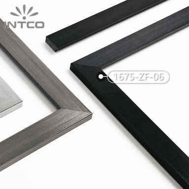 1675-ZF-06 — 3.2cm Black PS Picture Frame Moulding