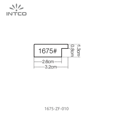 1675-ZF-010 — 3.2cm PS Picture Frame Moulding