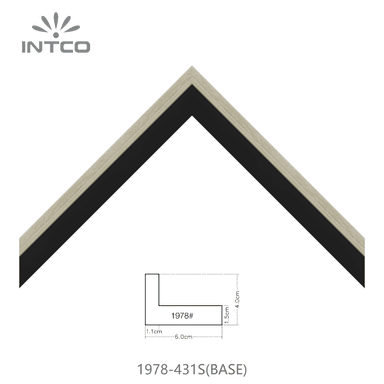 1978-431S(BASE) — 4cm PS Picture Frame Moulding