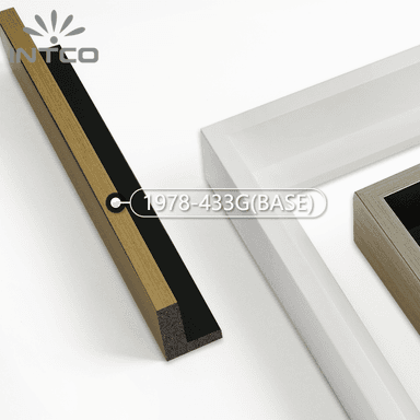 1978-433G(BASE) — 4cm Gold PS Picture Frame Moulding
