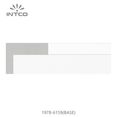 1978-6159(BASE) — 4cm White PS Picture Frame Moulding
