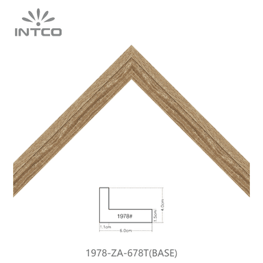 1978-ZA-678T(BASE) — 4cm Natural PS Picture Frame Moulding