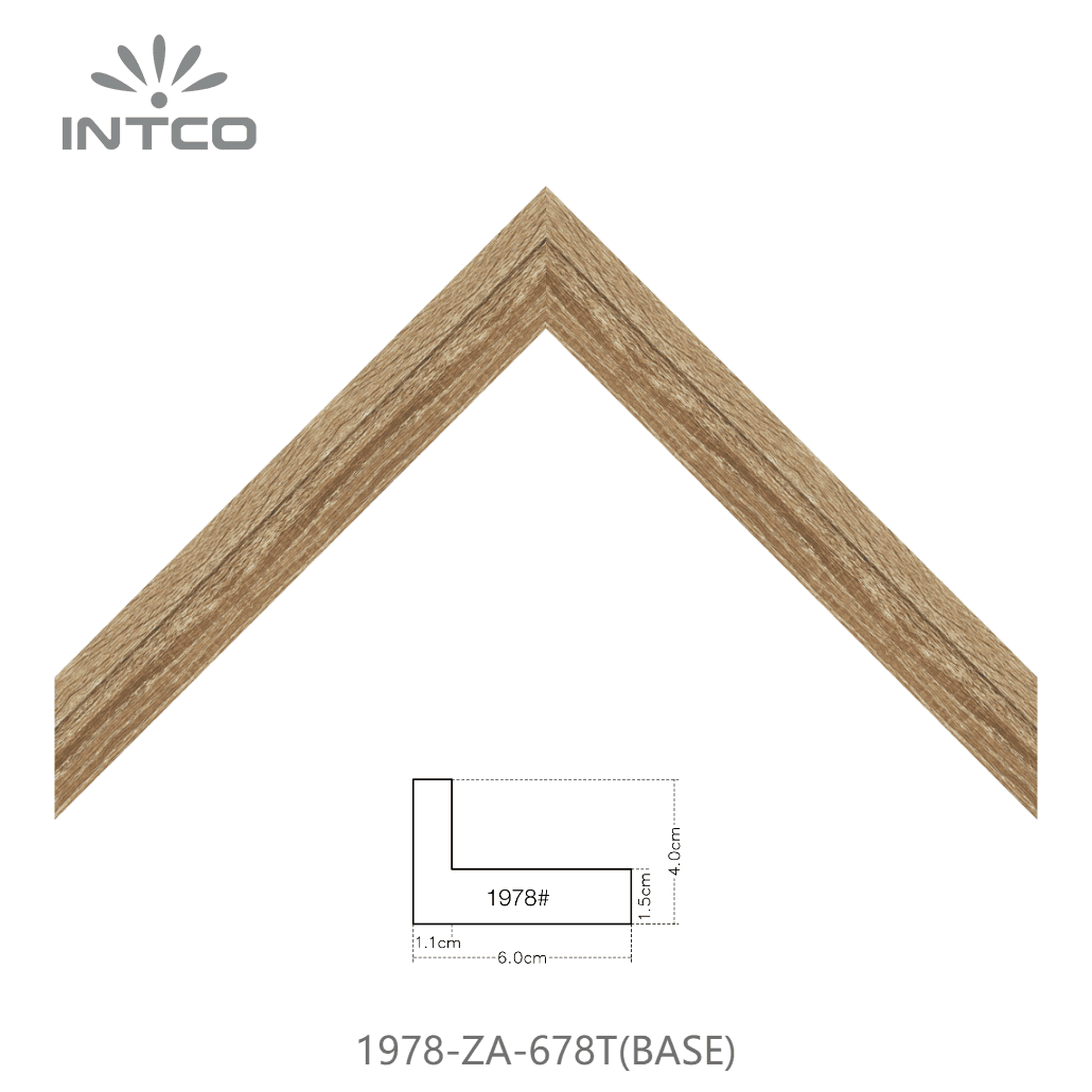 1978-ZA-678T(BASE) — 4cm Natural PS Picture Frame Moulding