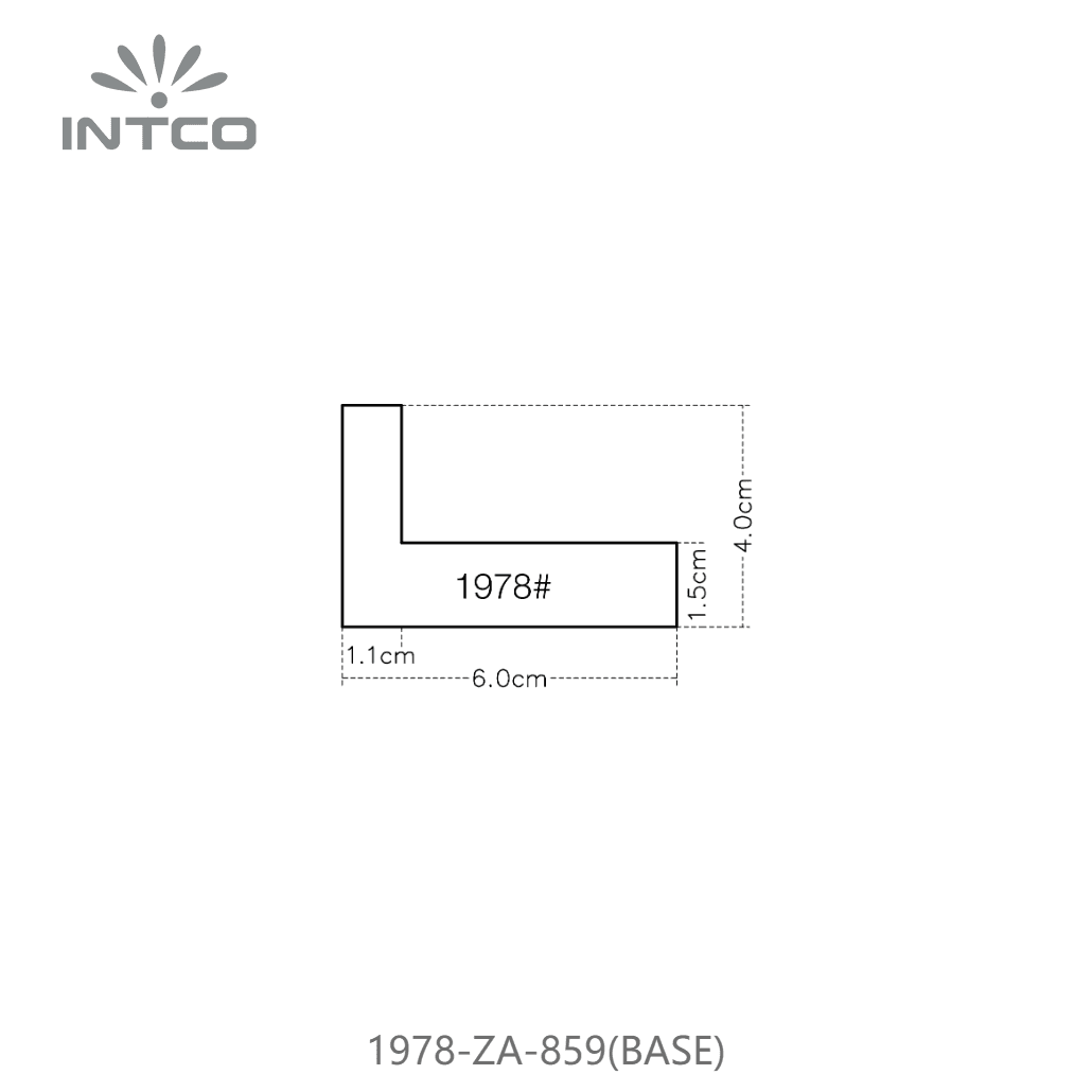 1978-ZA-859(BASE) — 4cm PS Picture Frame Moulding