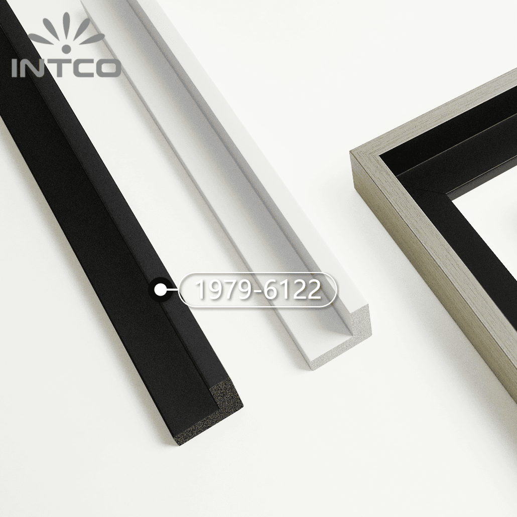 1979-6122 — 3.5cm Black PS Picture Frame Moulding