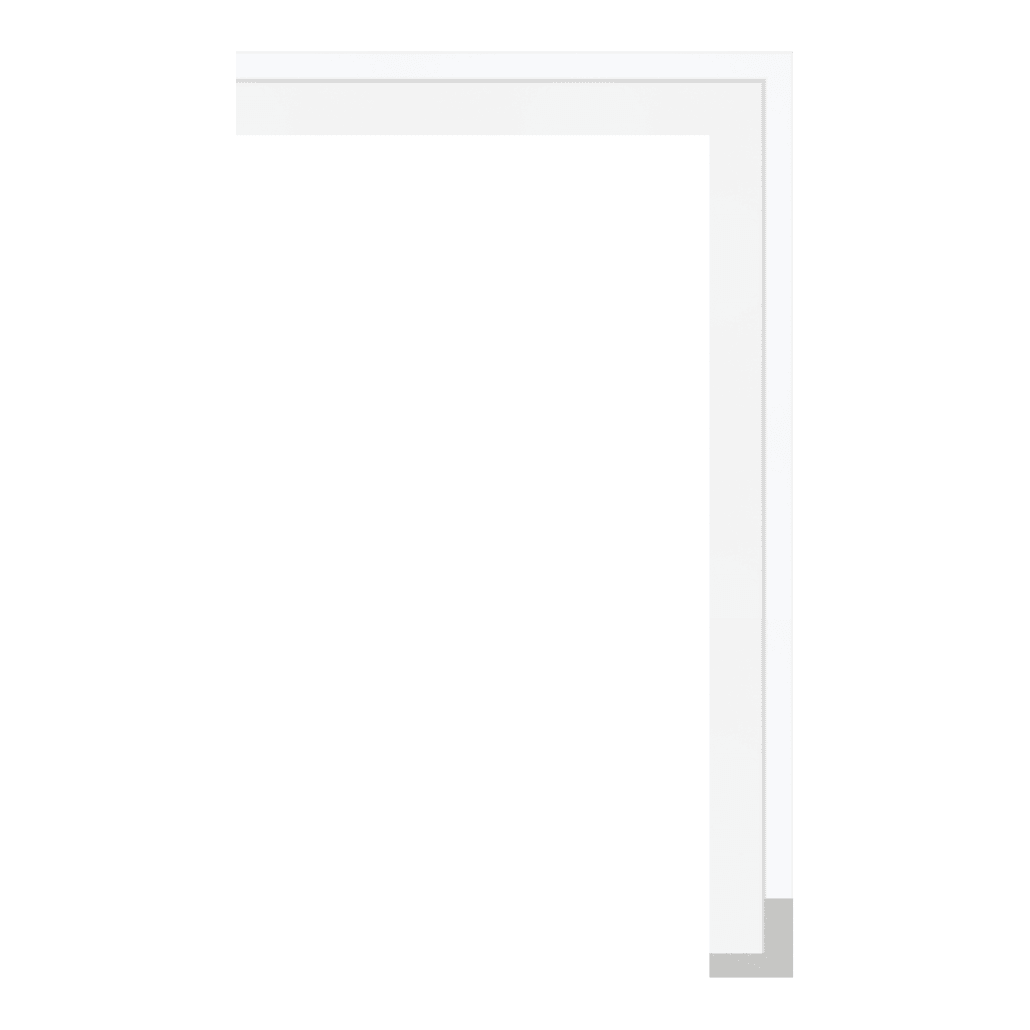 1979-6159 — 3.5cm Branco PS Moldura para Quadro