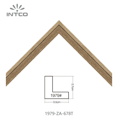 1979-ZA-678T — 3.5cm Natural PS Picture Frame Moulding