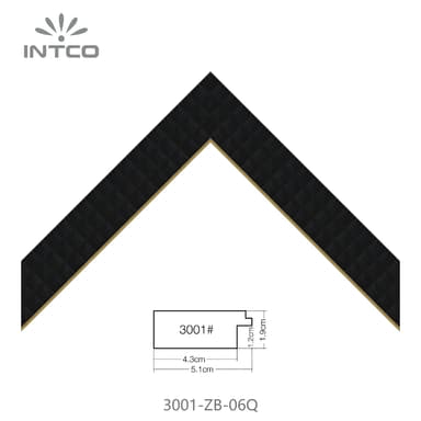 3001-ZB-06Q — 5.1cm PS Picture Frame Moulding