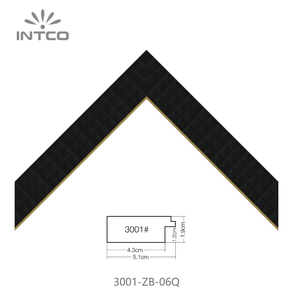 3001-ZB-06Q — 5.1cm PS Picture Frame Moulding