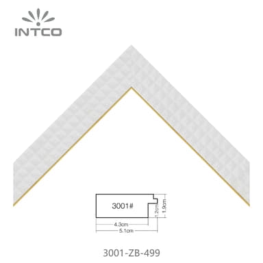 3001-ZB-499 — 5.1cm PS Picture Frame Moulding