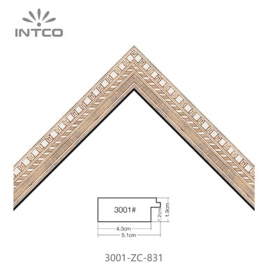 3001-ZC-831 — 5.1cm PS Baguette d'Encadrement