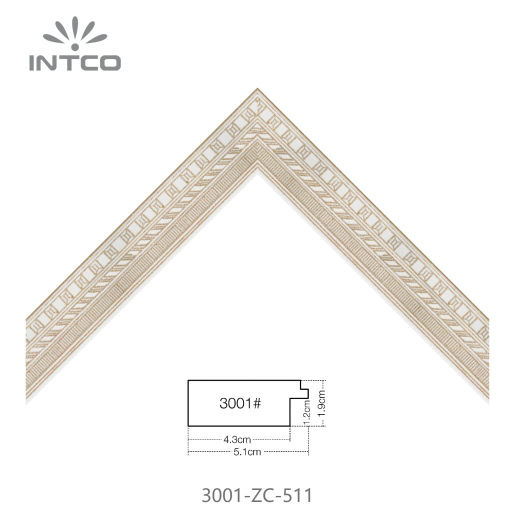 3001-ZC-511 — 5.1cm PS Picture Frame Moulding