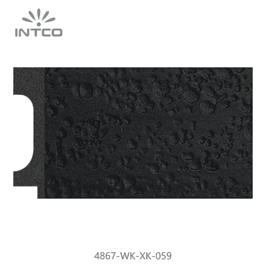 4867-WK-XK-059 — 7.4cm Schwarz PS Bilderrahmenleiste