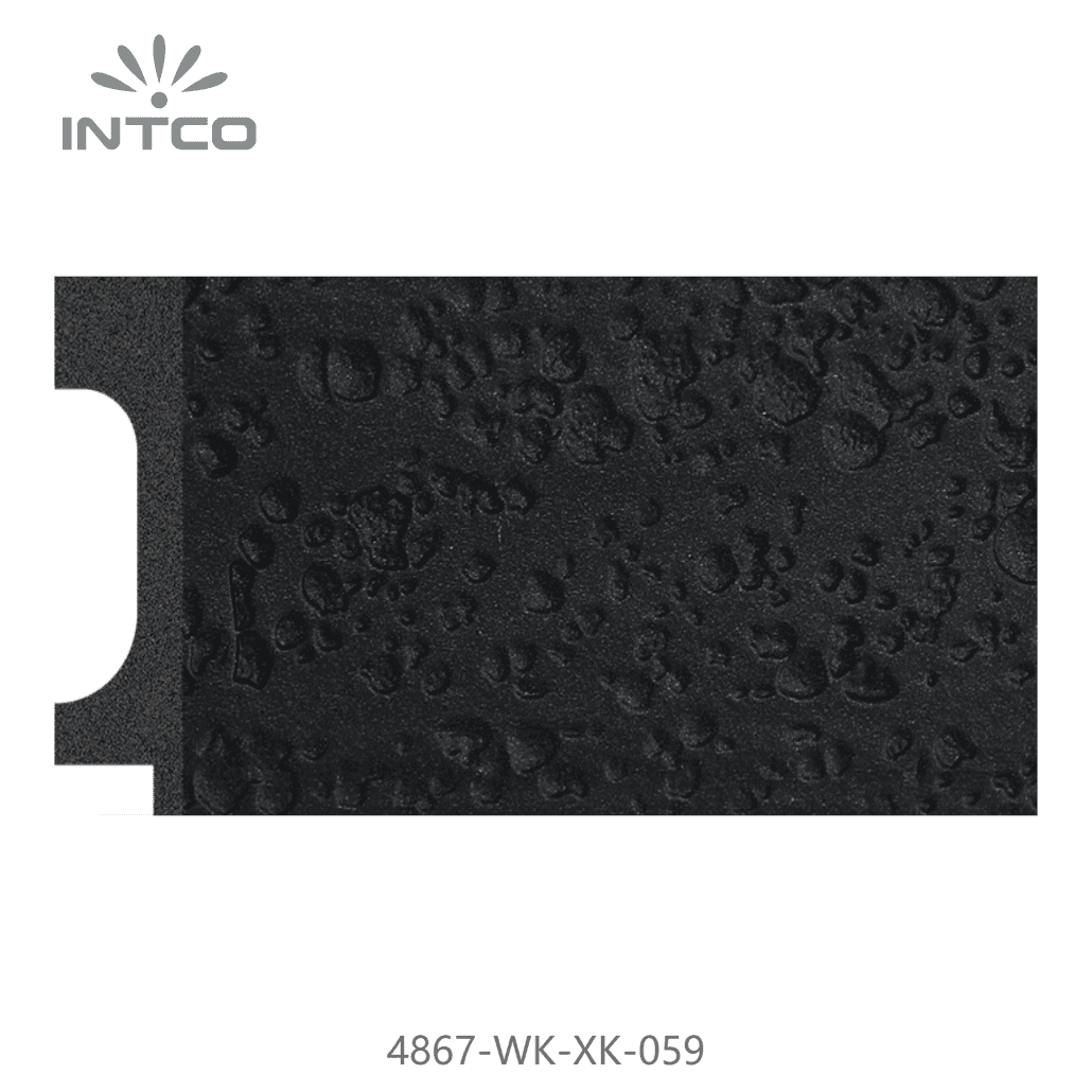 4867-WK-XK-059 — 7.4cm Schwarz PS Bilderrahmenleiste